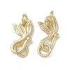 Brass Hook and S-Hook Clasps KK-G497-25G-1