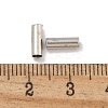 Brass Tube Beads KK-B120-03E-P-3