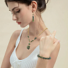 Natural Chinese Jade Beads Strands G-OC0001-32-5