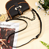 2Pcs PU Leather Bag Strap and Acrylic & CCB Plastic Link Chains Bag Handles FIND-GF0001-60-5