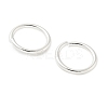 Brass Open Jump Rings KK-M165-9mm-01S-RS-2