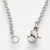 Non-Tarnish 201 Stainless Steel Pendant Necklaces LS-NJEW-T009-JN100-1-40-3