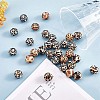 60 Pcs 15mm Silicone Beads Loose Silicone Beads Kit Leopard Print Silicone Beads for Keychain Making Bracelet Necklace JX309A-3
