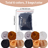 18Pcs 6 Colors DIY Wool Roving DIY-SP0005-70C-2