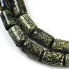 Natural Serpentine/Green Lace Stone Beads Strands G-H064-B01-01-4