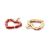 Rack Plating Brass Micro Pave Colorful Cubic Zirconia Pendants KK-D073-07G-3