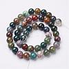Natural Indian Agate Beads Strands GSR002-3