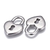 Non-Tarnish 304 Stainless Steel Pendants STAS-F249-22P-03-2