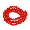 Transparent Glass Beads Strands EGLA-A039-T4mm-D31-2