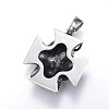 316 Surgical Stainless Steel Pendants STAS-E128-04AS-2