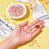 10 Colors Baking Painted Crackle Glass Bead Strands DGLA-TA0001-08A-7