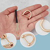 33Pcs 3 Colors Alloy D Rings Suspension Clasps FIND-DR0001-83-3