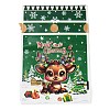 Christmas Theme Plastic Packing Pouches Drawstring Bags ABAG-Q053-03C-1