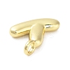 Rack Plating Brass Balloon Letter Pendants KK-C050-01G-Y-2