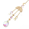 Faceted Glass Sun Catcher Pendant Decorations LS-AJEW-A037-13G-3