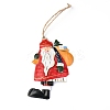 Santa Claus/Father Christmas Iron Ornaments HJEW-G013-07-1
