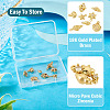 8Pcs 8 Styles Ocean Theme Brass Micro Pave Cubic Zirconia Pendants KK-TA0003-32-5