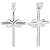 3Pcs 304 Stainless Steel Pendants STAS-BBC0007-70-1