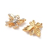 Brass Micro Pave Cubic Zirconia Pendants KK-L250-02GP-2