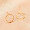 316 Stainless Steel Stud Earrings X-EJEW-D339-05G-2