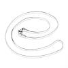 Non-Tarnish 304 Stainless Steel Snake Chain Necklaces NJEW-D285-36P-1