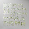 20Pcs Flower PET Decorative Stickers DIY-WH20055-078E-1