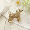 Animal Alloy Rhinestone Brooches for Clothes JEWB-C046-04D-LG-1