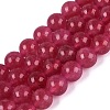 Natural Quartz Beads Strands G-T129-01-8mm-2