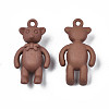 Rack Plating Spray Painted Alloy Pendants PALLOY-N172-001-02-3