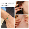 4Pcs 4 Colors Brass Micro Pave Cubic Zirconia Pendants KK-TA0002-58-8