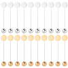 40Pcs 2 Colors Zinc Alloy Lapel Pins FIND-SC0017-18A-6