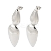 Non-Tarnish 304 Stainless Steel Dangle Stud Earrings for Women EJEW-Z303-09P-1