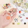 Sports Theme DIY Jewelry Making Findings Kits DIY-AR0003-70-3