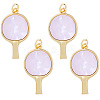 4Pcs Natural Shell Pendants KK-BBC0028-72-1