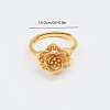 Adjustable Brass Open Cuff Rings for Women JT1474-2-3