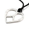 Alloy Pendant Necklaces LS-NJEW-K261-09E-AS-2