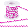 Two Tone Polyester Wavy Fringe Trim Ribbon OCOR-GF0003-97B-1