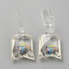 Transparent Resin Big Pendants RESI-TAC0024-01F-1