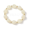 Acrylic Imitation Gemstone Beads Stretch Bracelets for Women BJEW-JB13236-01-2