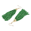 Boho Seed Bead Tassel Earrings EJEW-Z072-03B-3