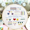 DIY Embroidery Flower Grass Stitches Practice Kit for Beginners DIY-NH0006-01B-8