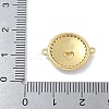 Rack Plating Brass Micro Pave Clear Cubic Zirconia Sacred Heart of Jesus Connector Charms KK-A234-065G-3