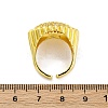 Brass Micro Pave Clear Cubic Zirconia Cuff Rings for Women RJEW-Q009-02G-4