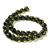 Handmade Dichroic Foil Glass Beads Strands DICH-U001-04F-2