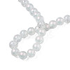 Translucent Crackle Glass Beads Strands CCG-T003-01A-4