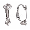 Tarnish Resistant 304 Stainless Steel Clip-on Earring Converters Findings X-STAS-O110-20P-2