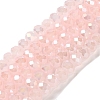 Baking Electroplate Glass Beads Strands DGLA-A039-J10mm-B14-1