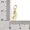 Brass Micro Pave Cubic Zirconia Pendants KK-V007-007G-04-3