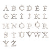 304 Stainless Steel Letter Pendant Rhinestone Settings STAS-TA0001-11P-2