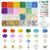 DIY Ocean Beach Theme Glass Seed Beaded Stretch Jewelry Set Kits DIY-FS0006-90-1